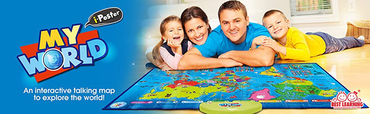 BEST LEARNING i-Poster My World Interactive Map - Newegg.com